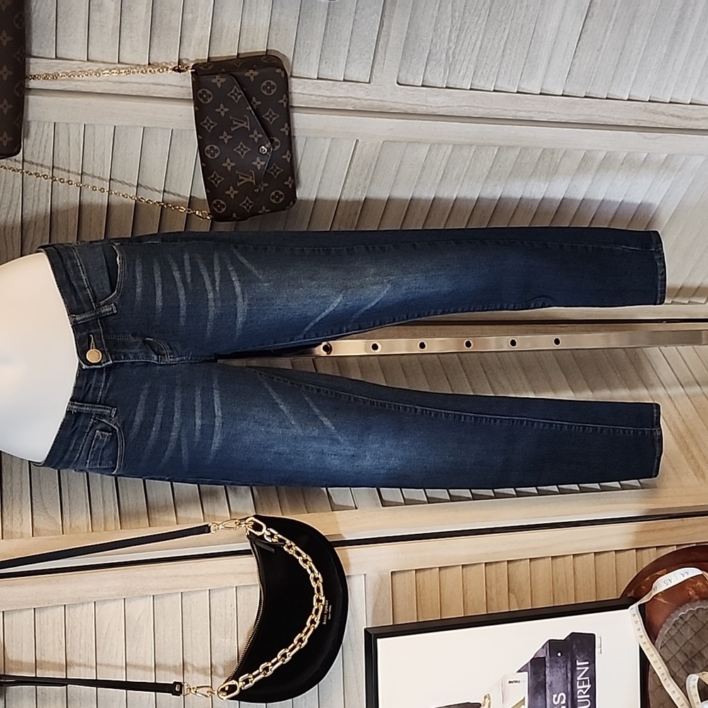 Café denim brand dark wash jeans